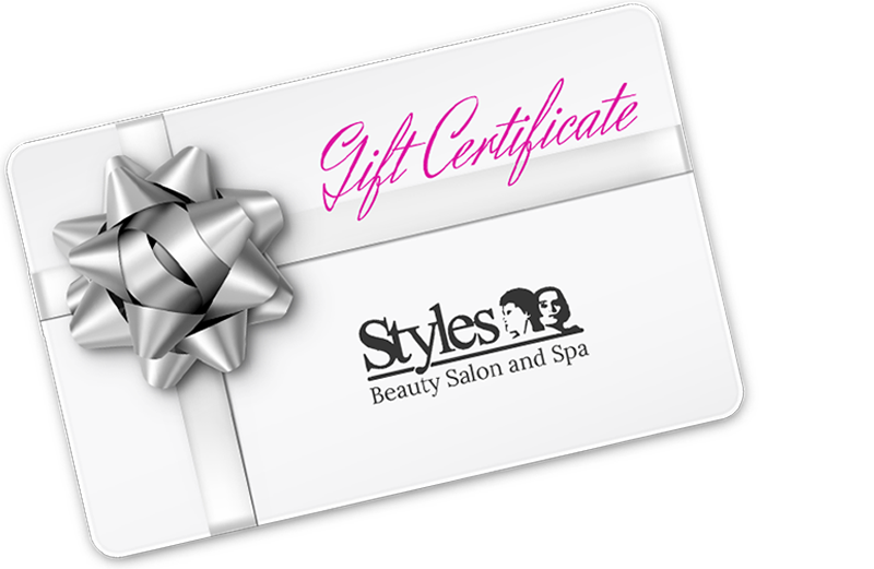 gift certificate card